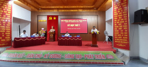 Kết quả kỳ họp thứ 7 HĐND xã Nghi Hưng khóa XX nhiệm kỳ 2021 - 2026
