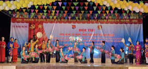 Xã Nghi Hưng tổ chức hội thi văn nghệ và nghi thức đội TNTP hè năm 2023